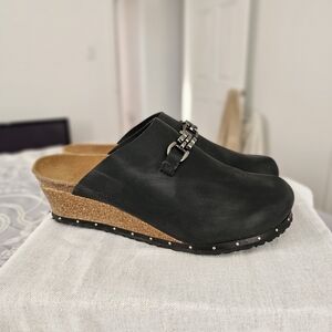 Birkenstock Papillio Platform Mule with Metallic Accents Women's Size 10 EU 41